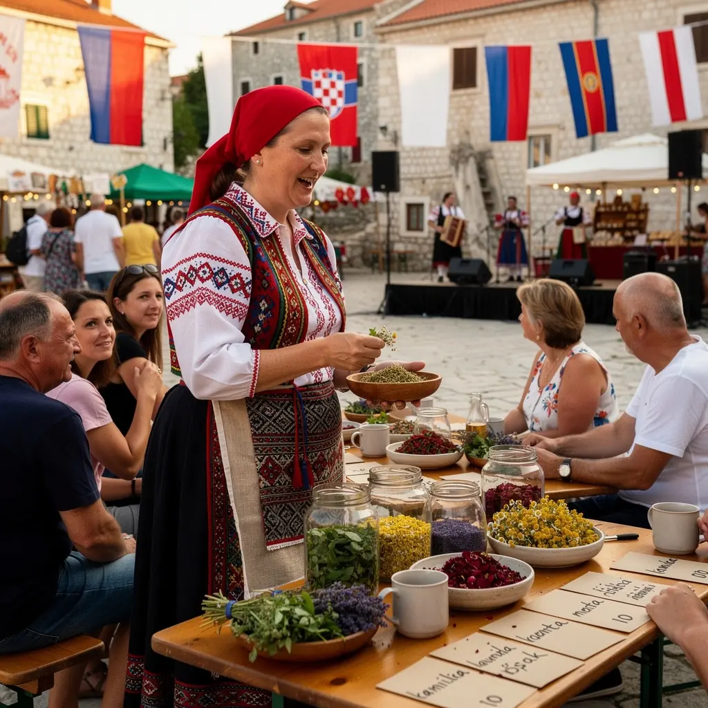 Zlatni sat koji prikazuje tradicionalno vrijeme za čaj u Hrvatskoj.